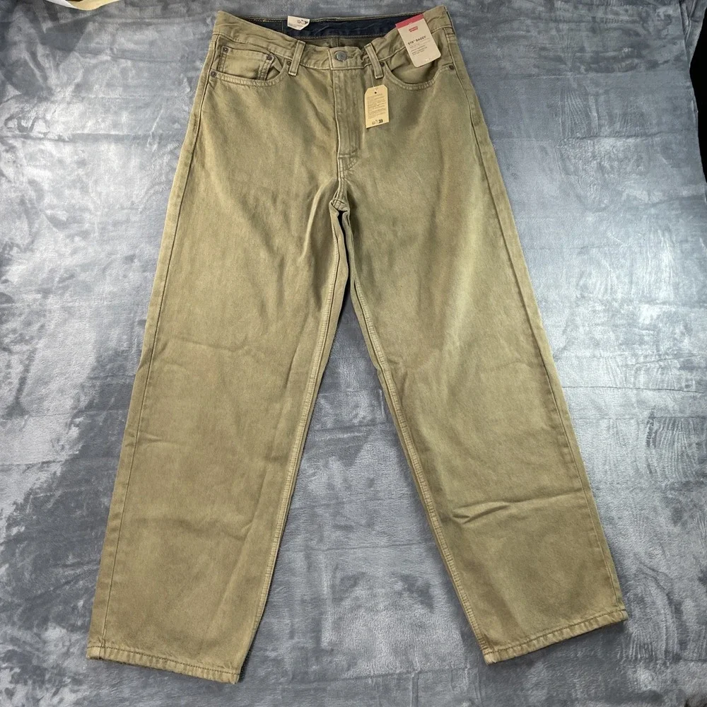 Levi's 578 Baggy Denim Jeans Men's Size 32x32‎ Tan / Brown Cotton NWT